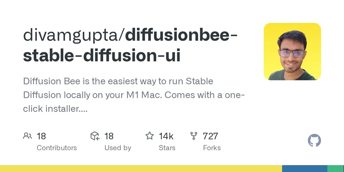 divamgupta/diffusionbee-stable-diffusion-ui preview image