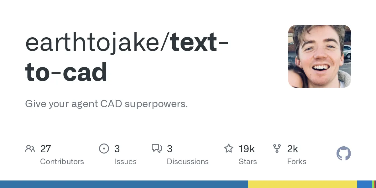 earthtojake/text-to-cad preview image