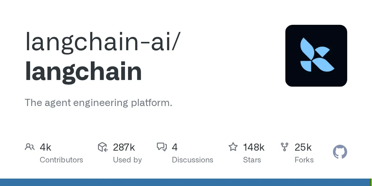 langchain-ai/langchain preview image