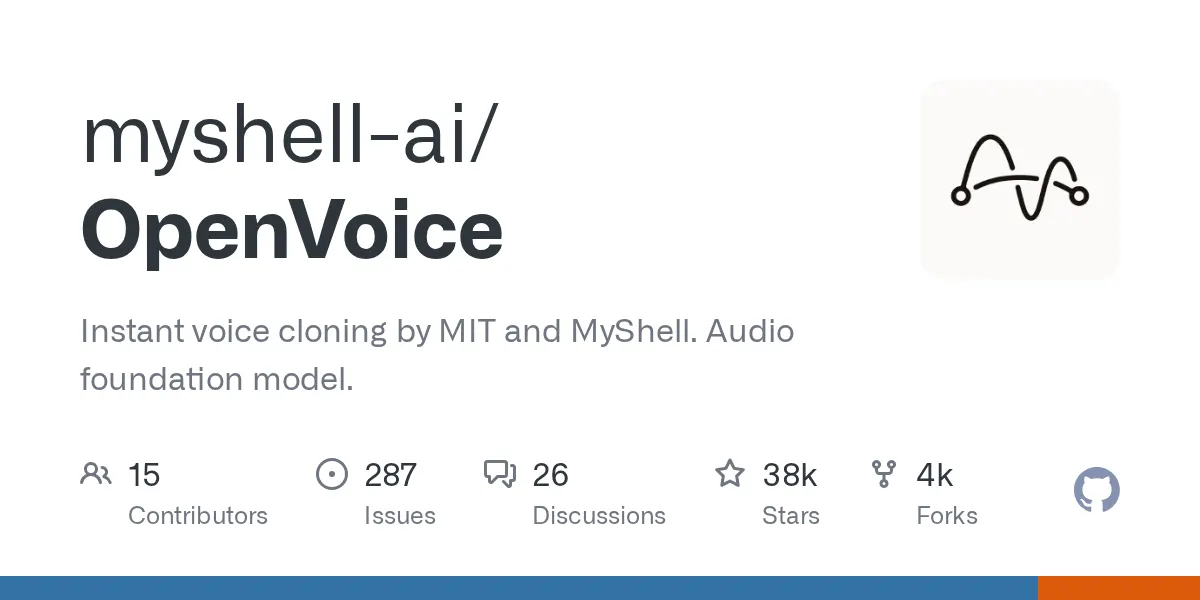 myshell-ai/OpenVoice preview image