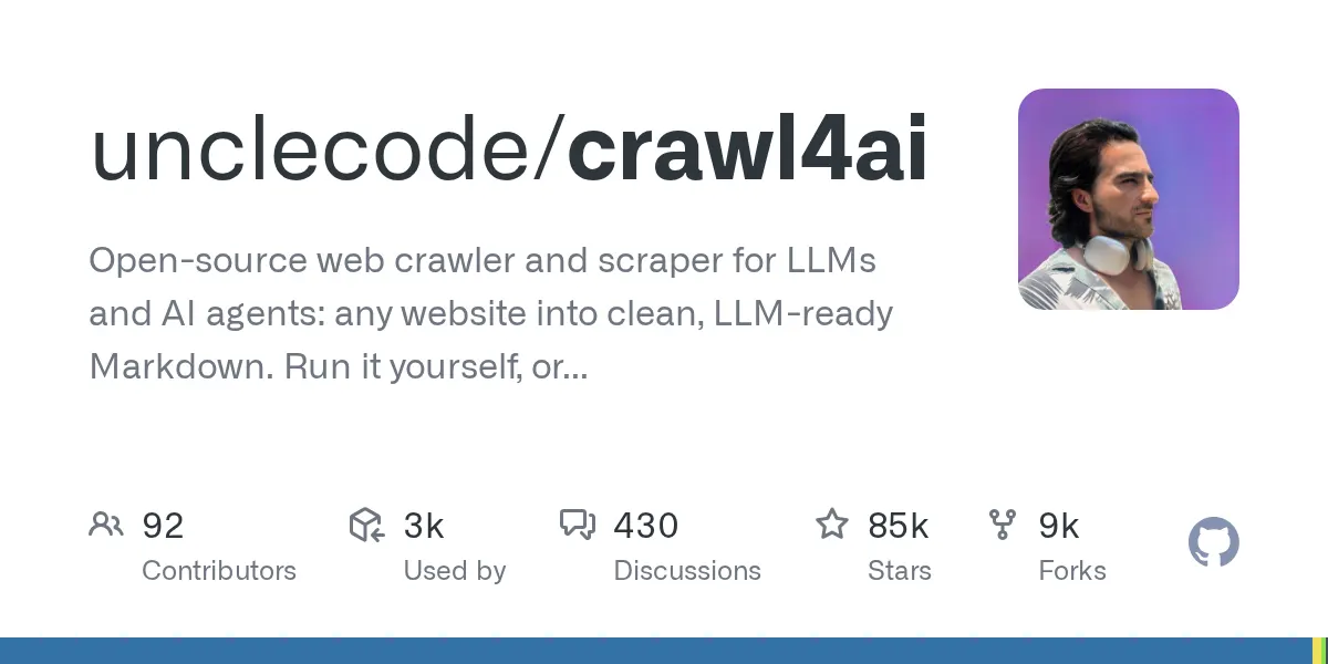 unclecode/crawl4ai preview image